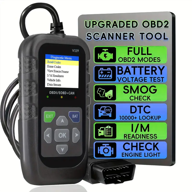 Logic Analyzer Usb - Сканер OBD2 V119, считыватель кодов, автомобильный