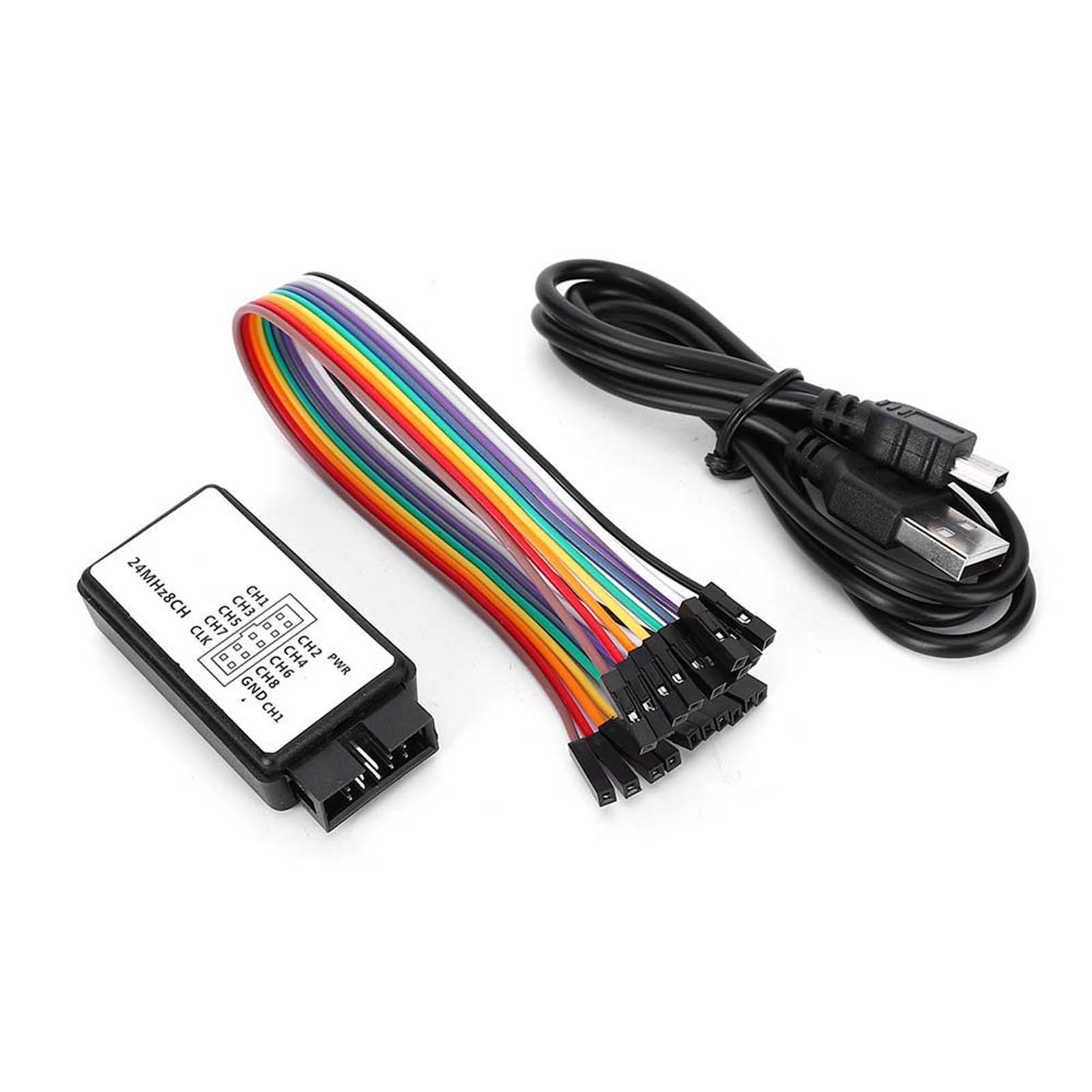 Логический анализатор 24 МГц,  – обзор и цена Logic Analyzer Usb