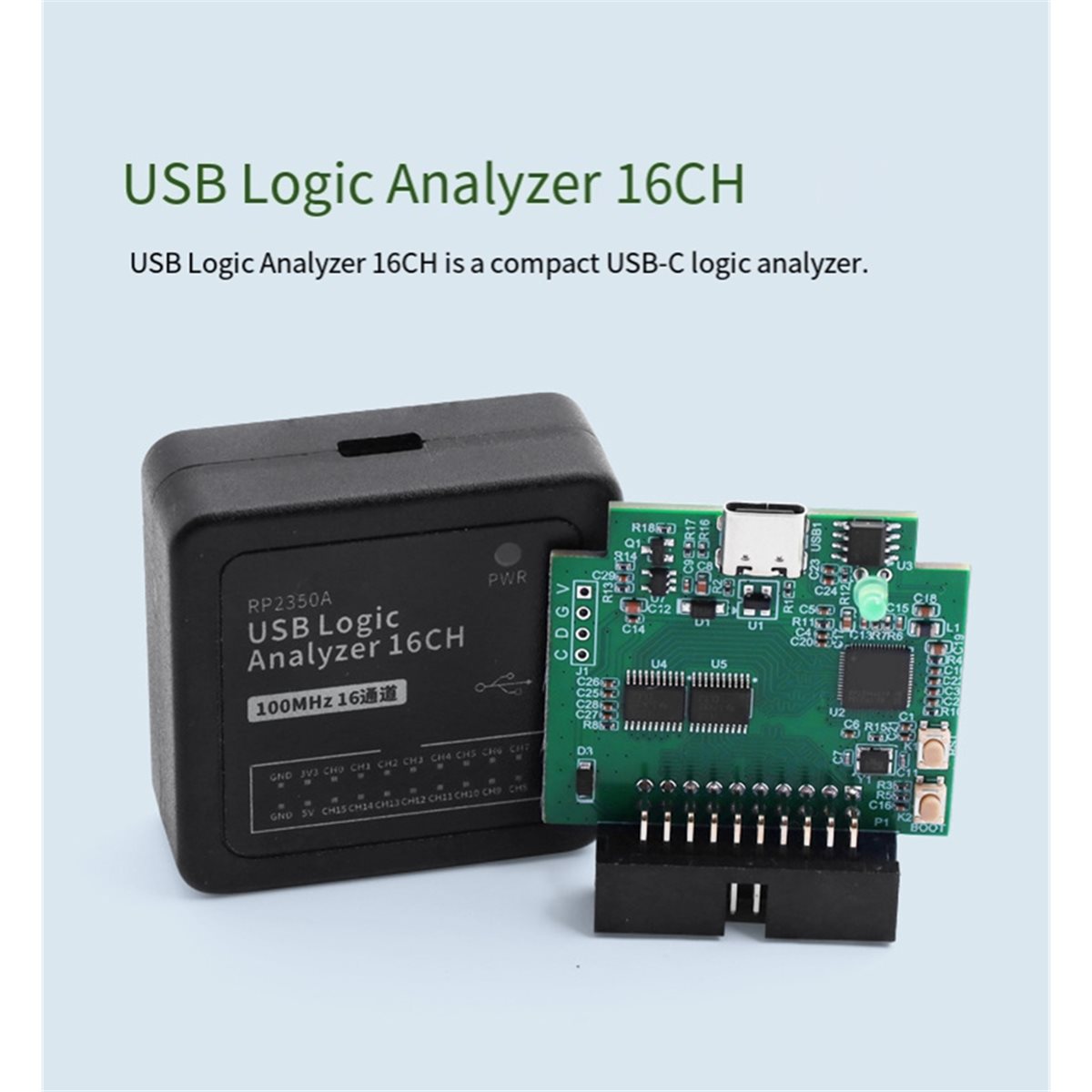 Логический анализатор USB, мод – обзор и цена Logic Analyzer Usb